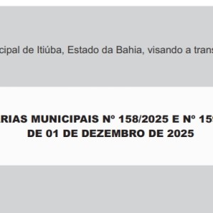 Prefeitura de Itiúba regulamenta a LGPD e institui estrutura municipal de proteção de dados